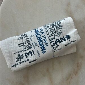 Michigan Tea Towel Kitchen Hand Towel New